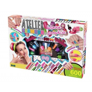 ATELIER GLAMOUR KOLOROWE PAZNOKCIE 9960, Dla dziewczynki, Zabawki