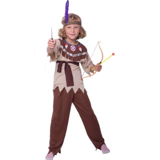 STRÓJ INDIANIN ROZM. S (110-120 cm), Kostiumy i dodatki, Art. na okazje i przyjęcia