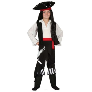 Kapitan piratów Koszula z kamizelką, spodnie z pas, Kostiumy i dodatki, Art. na okazje i przyjęcia