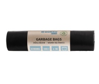 Trash bags DONAU ECO, strong (LDPE), 120l, 10 pcs, black