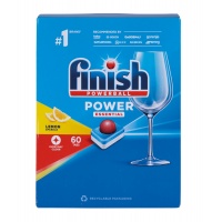 Tabletki do zmywarki FINISH Power Essential, 60szt., lemon, Środki czyszczące, Artykuły higieniczne i dozowniki