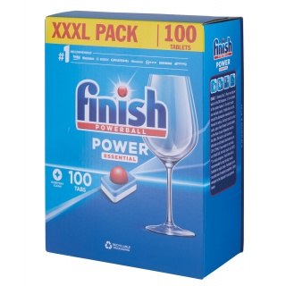 Tabletki do zmywarki FINISH Power Essential, 100szt., fresh, Środki czyszczące, Artykuły higieniczne i dozowniki