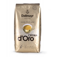 Kawa DALLMAYR D'oro Crema, ziarnista, 1kg, Kawa, Artykuły spożywcze