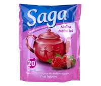 Tea SAGA, raspberry, 20 bags