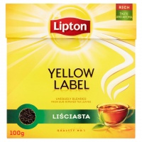 Herbata LIPTON czarna, liściasta, 100g, Herbaty, Artykuły spożywcze
