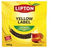 Herbata LIPTON czarna, Yellow Label, liściasta, 100g