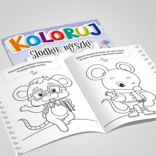 KOLEKCJA KOLORUJ SŁODKIE MYSZKI, Kolorowanki, Książeczki