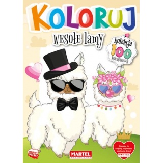 KOLEKCJA KOLORUJ WESOŁE LAMY, Kolorowanki, Książeczki