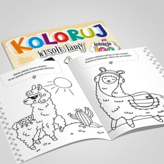 KOLEKCJA KOLORUJ WESOŁE LAMY, Kolorowanki, Książeczki