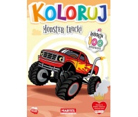 KOLEKCJA KOLORUJ MONSTER TRUCKI, Kolorowanki, Książeczki