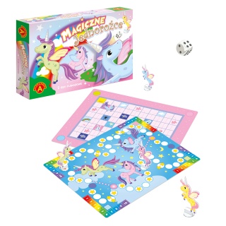 RODZINNA GRA PLANSZOWA - MAGICZNE JEDNOROŻCE, Planszowe, Gry