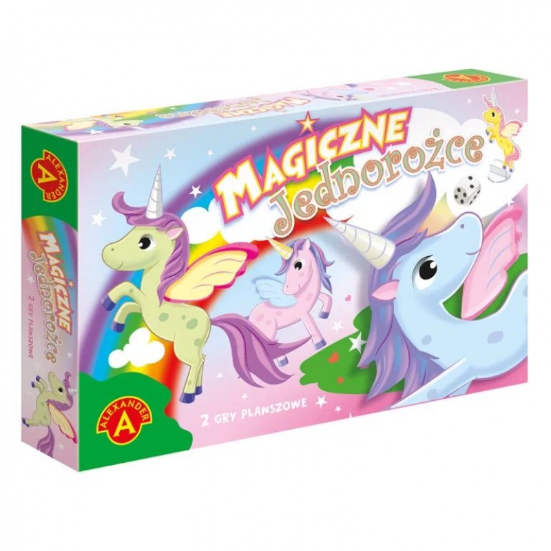 RODZINNA GRA PLANSZOWA - MAGICZNE JEDNOROŻCE, Planszowe, Gry
