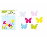 MOTYL DEKORACJA 3CM KOLOROWY MIX /12/, Dekoracje, ozdoby, Art. dekoracyjne i prezentowe