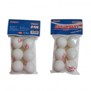 PIŁECZKI DO PING PONGA 6szt BIAŁE LK29-3, Sport i rekreacja, Zabawki