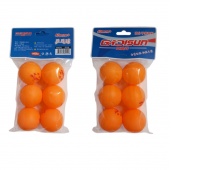 PIŁECZKI DO PING PONGA 6szt POMARAŃCZOWE LK29-4, Sport i rekreacja, Zabawki