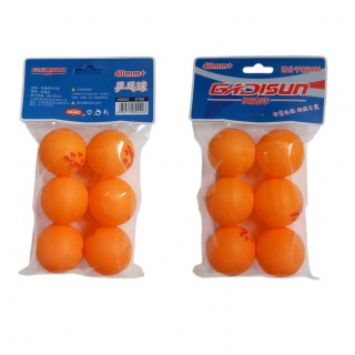 PIŁECZKI DO PING PONGA 6szt POMARAŃCZOWE LK29-4, Sport i rekreacja, Zabawki
