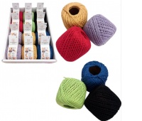 SZNUREK KOLOROWY LK45-2 MULINA, Sznurki, nici, rzemyki, Art. dekoracyjne i prezentowe