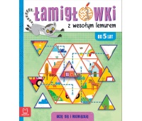Łamigł&oacute;wki z wesołym lemurem. Uczę się i rozwiązuj, Edukacyjne, Książeczki