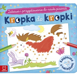 KROPKA DO KROPKI. KSIĄŻECZKA Z NAKLEJKAMI, Edukacyjne, Książeczki