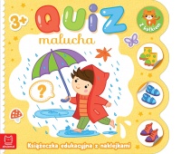 Quiz malucha z naklejkami z kotkiem 3-4 lata, Edukacyjne, Książeczki