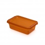 Pojemnik do przechowywania MOXOM BaseStore Color, 3l, amber, transparentny pomarańczowy, Pudła, Wyposażenie biura