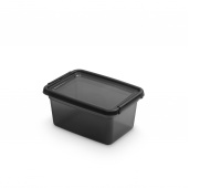 Storage container MOXOM BaseStore Color, 1,5l, coal, transparent black, Boxes, Office equipment