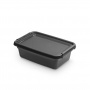 Storage container MOXOM BaseStore Color, 3l, coal, transparent black, Boxes, Office equipment