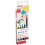 Fine tip pen e-1200 EDDING, 3mm, 5pcs, mix of glitter colors