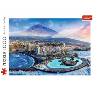 PUZZLE 1000 WIDOK NA TENERYFĘ HISZPANIA, 1000 elementów, Puzzle