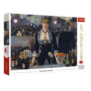 PUZZLE 1000 ART COLLECTION BAR W FOLIES BERGERE, 1000 elementów, Puzzle