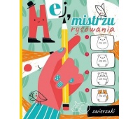 Zwierzaki. Hej, mistrzu rysowania!, Kolorowanki, Książeczki