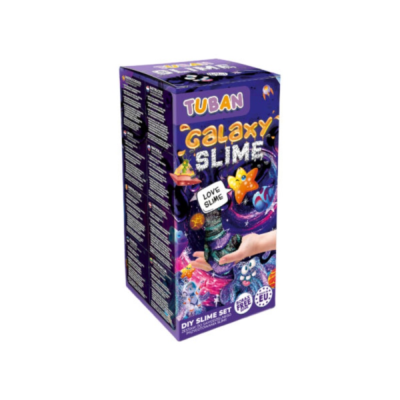 ZESTAW &ndash; DIY TUBAN SLIME &ndash; GALAXY , Gluty, gniotki, Zabawki