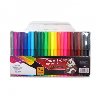 PISAKI 24 KOLORY, Flamastry, Plastyka