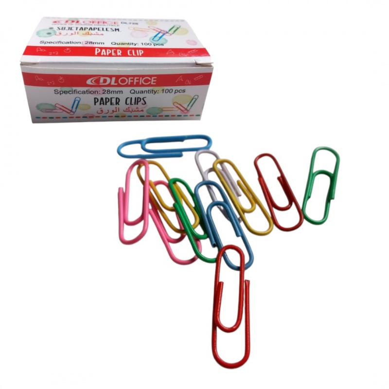 SPINACZE OKRĄGŁE 28mm KOLOR 100szt SPINACZE OKRĄGŁE 28mm KOLOR 100szt