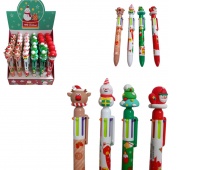 DŁUGOPIS 4 KOLOROWY ŚWIĘTA BN, Boże Narodzenie, Art. świąteczne i okolicznościowe