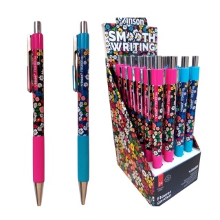 DŁUGOPIS VINSON F204 FLOWER GARDEN LK43-6, Długopisy automatyczne, Art. do pisania i korygowania