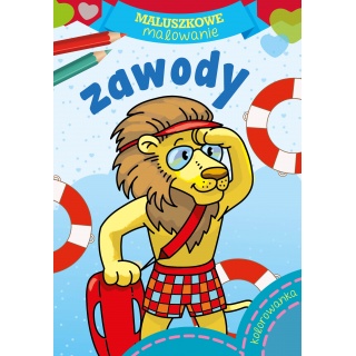 MALUSZKOWE MALOWANIE ZAWODY, Kolorowanki, Książeczki