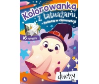 KOLOROWANKA Z TATUAŻAMI DUCHY, Kolorowanki, Książeczki