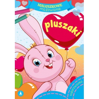 MALUSZKOWE MALOWANIE PLUSZAKI, Kolorowanki, Książeczki
