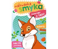 MALOWANKA SMYKA ZWIERZĘTA Z LASU, Kolorowanki, Książeczki