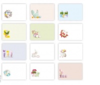 KOPERTY WIELKANOC B6 100szt. (214), Wielkanoc, Art. świąteczne i okolicznościowe