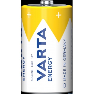BATERIE ALKALICZNE LR20 ENERGY VARTA /2/, Baterie, akumulatory i ładowarki, Urządzenia biurowe