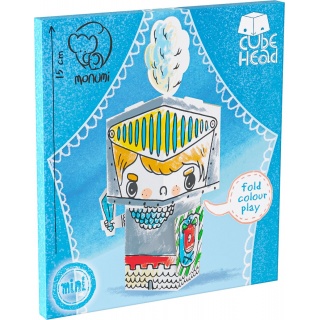 KOLOROWANKA MINI CUBEHEAD - RYCERZ, Kolorowanki, Książeczki