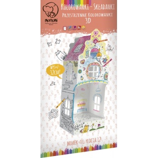 KOLOROWANKA DOMEK UL. KOCIA, Kolorowanki, Książeczki