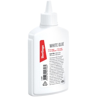 BERLINGO KLEJ ''White Glue'' 125ml., Kleje, Galanteria biurowa