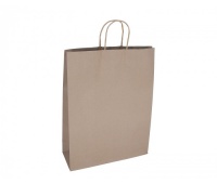TOREBKA NATURALNA 33CM/26CM/13CM, Torby ozdobne, Art. dekoracyjne i prezentowe