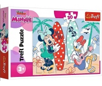 Puzzle 30 - Kolorowa Minnie !!, 30 element&oacute;w, Puzzle