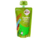 FARBA PLAKATOWA TEMPERA 100ml.NEON.ZIELONA H.COLOR, Farby, Plastyka