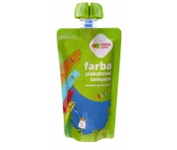 FARBA PLAKATOWA TEMPERA 100ml.NIEBIESKA H.COLOR, Farby, Plastyka