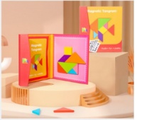 TANGRAM KSIĄŻECZKA CZERWONA, Edukacyjne, Książeczki